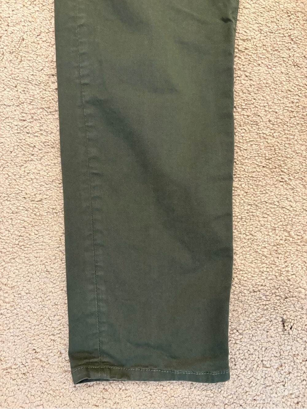 Veronica Beard Arya Cargo Straight-Leg Pants Women's Size 24 Army Green - Picture 3 of 9
